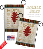 Home Be Grateful - Harvest & Autumn Fall Vertical Impressions Decorative Flags HG113079 Made In USA