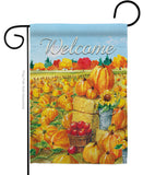 Pumpkin Patch - Harvest & Autumn Fall Vertical Impressions Decorative Flags HG113081 Made In USA