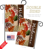 Autumn Leaves - Harvest & Autumn Fall Vertical Impressions Decorative Flags HG113082 Made In USA