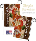 Autumn Leaves - Harvest & Autumn Fall Vertical Impressions Decorative Flags HG113082 Made In USA