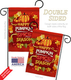 Pumpkin Spice - Harvest & Autumn Fall Vertical Impressions Decorative Flags HG113090 Made In USA