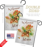 Welcome Autumn - Harvest & Autumn Fall Vertical Impressions Decorative Flags HG113095 Made In USA