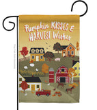 Harvest Village - Harvest & Autumn Fall Vertical Impressions Decorative Flags HG113098 Made In USA