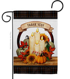 Autumn Candles - Harvest & Autumn Fall Vertical Impressions Decorative Flags HG113114 Made In USA