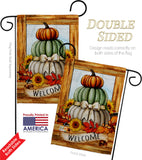 Fall Pumpkin Trio - Harvest & Autumn Fall Vertical Impressions Decorative Flags HG113116 Made In USA