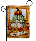 Fall Pumpkin Trio - Harvest & Autumn Fall Vertical Impressions Decorative Flags HG113116 Made In USA