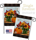 Pumpkin Bouquet - Harvest & Autumn Fall Vertical Impressions Decorative Flags HG113117 Made In USA