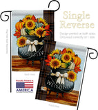 Autumn Fresh Pot - Harvest & Autumn Fall Vertical Impressions Decorative Flags HG113118 Made In USA