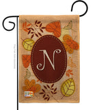 Autumn N Initial - Harvest & Autumn Fall Vertical Impressions Decorative Flags HG130040 Made In USA