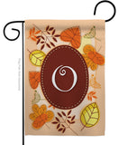 Autumn O Initial - Harvest & Autumn Fall Vertical Impressions Decorative Flags HG130041 Made In USA