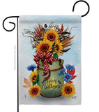 Autumn Milkcan - Harvest Autumn Fall Vertical Impressions Decorative Flags HG130421 Made In USA