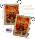 It's Autumn - Harvest & Autumn Fall Vertical Impressions Decorative Flags HG137087 Made In USA