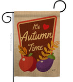 It's Autumn Time - Harvest & Autumn Fall Vertical Impressions Decorative Flags HG137090 Made In USA