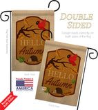 Hello Autumn - Harvest & Autumn Fall Vertical Impressions Decorative Flags HG137091 Made In USA
