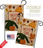 Sweater Time - Harvest & Autumn Fall Vertical Impressions Decorative Flags HG137107 Made In USA