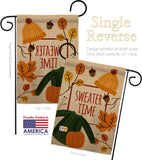 Sweater Time - Harvest & Autumn Fall Vertical Impressions Decorative Flags HG137107 Made In USA