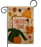 Sweater Time - Harvest & Autumn Fall Vertical Impressions Decorative Flags HG137107 Made In USA
