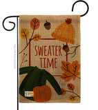Sweater Time - Harvest & Autumn Fall Vertical Impressions Decorative Flags HG137107 Made In USA