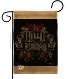 Charlkboard Hello Autumn - Harvest & Autumn Fall Vertical Impressions Decorative Flags HG137108 Made In USA