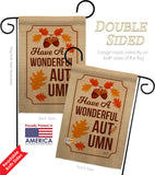 Wonderful Autumn - Harvest & Autumn Fall Vertical Impressions Decorative Flags HG137113 Made In USA