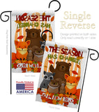 Fall Now Reins - Harvest & Autumn Fall Vertical Impressions Decorative Flags HG137127 Made In USA