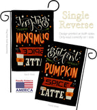 First Pumpkin Spice - Harvest & Autumn Fall Vertical Impressions Decorative Flags HG137580 Made In USA