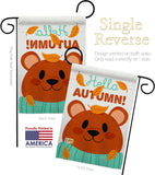 Bearly Autumn - Harvest & Autumn Fall Vertical Impressions Decorative Flags HG137607 Made In USA