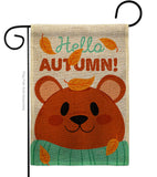 Bearly Autumn - Harvest & Autumn Fall Vertical Impressions Decorative Flags HG137607 Made In USA