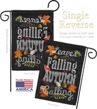 Autumn is Calling Fall - Harvest & Autumn Fall Vertical Impressions Decorative Flags HG191033 Made In USA