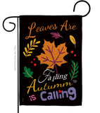 Leaves Are Falling - Harvest & Autumn Fall Vertical Impressions Decorative Flags HG192044 Made In USA