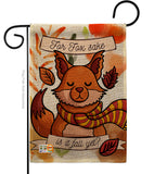 Fox Sake, Fall Yet - Harvest & Autumn Fall Vertical Impressions Decorative Flags HG192132 Made In USA