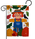 Sweetie Scarecrow - Harvest & Autumn Fall Vertical Impressions Decorative Flags HG192135 Made In USA