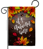 It's Autumn Time - Harvest & Autumn Fall Vertical Impressions Decorative Flags HG192145 Made In USA