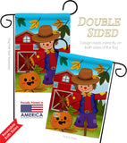 Harvest Scarecrow  - Harvest & Autumn Fall Vertical Impressions Decorative Flags HG192231 Made In USA