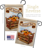 Harvest Time - Harvest & Autumn Fall Vertical Impressions Decorative Flags HG192299 Made In USA