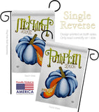 Pumpkin Season - Harvest & Autumn Fall Vertical Impressions Decorative Flags HG192658 Made In USA