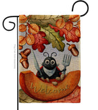 Hungry Ladybug - Harvest & Autumn Fall Vertical Impressions Decorative Flags HG192671 Made In USA