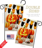 Halloween Lantern - Harvest & Autumn Fall Vertical Impressions Decorative Flags HG192680 Made In USA