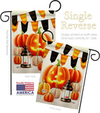 Halloween Lantern - Harvest & Autumn Fall Vertical Impressions Decorative Flags HG192680 Made In USA