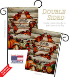 Autumn Farmhouse - Harvest & Autumn Fall Vertical Impressions Decorative Flags HG192704 Made In USA