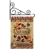 Birds Autumn - Harvest & Autumn Fall Vertical Impressions Decorative Flags HG113003 Made In USA