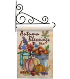 Autumn Blessings - Harvest & Autumn Fall Vertical Impressions Decorative Flags HG113006 Made In USA