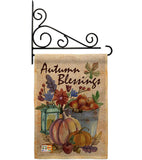 Autumn Blessings - Harvest & Autumn Fall Vertical Impressions Decorative Flags HG113006 Made In USA