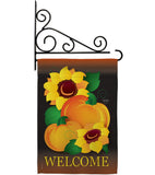 Welcome Pumpkin - Harvest & Autumn Fall Vertical Impressions Decorative Flags HG113029 Made In USA