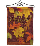 Fall Leaves - Harvest & Autumn Fall Vertical Impressions Decorative Flags HG113047 Made In USA