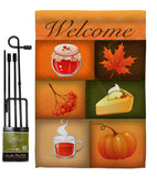 Scents of Harvest - Harvest & Autumn Fall Vertical Impressions Decorative Flags HG113050 Made In USA