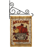 Fall Welcome - Harvest & Autumn Fall Vertical Impressions Decorative Flags HG113067 Made In USA