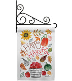 Happy Harvest - Harvest & Autumn Fall Vertical Impressions Decorative Flags HG113073 Made In USA