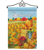 Pumpkin Patch - Harvest & Autumn Fall Vertical Impressions Decorative Flags HG113081 Made In USA