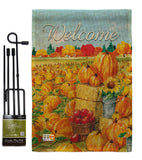 Pumpkin Patch - Harvest & Autumn Fall Vertical Impressions Decorative Flags HG113081 Made In USA